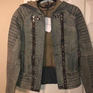 Balmain mens denim jacket M